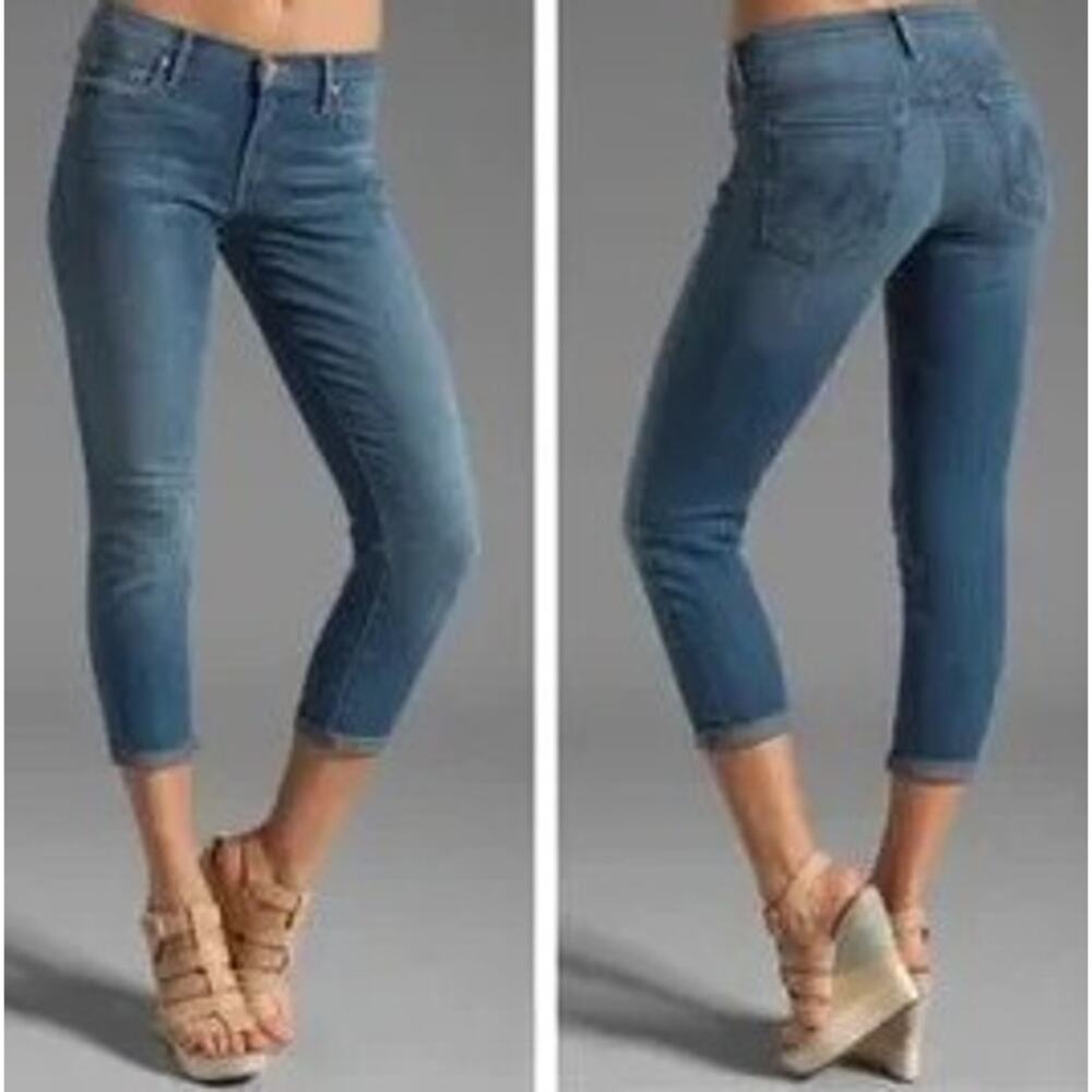 Mother Skinny Not Skinny Here Kitty, Kitty Jeans Size 26